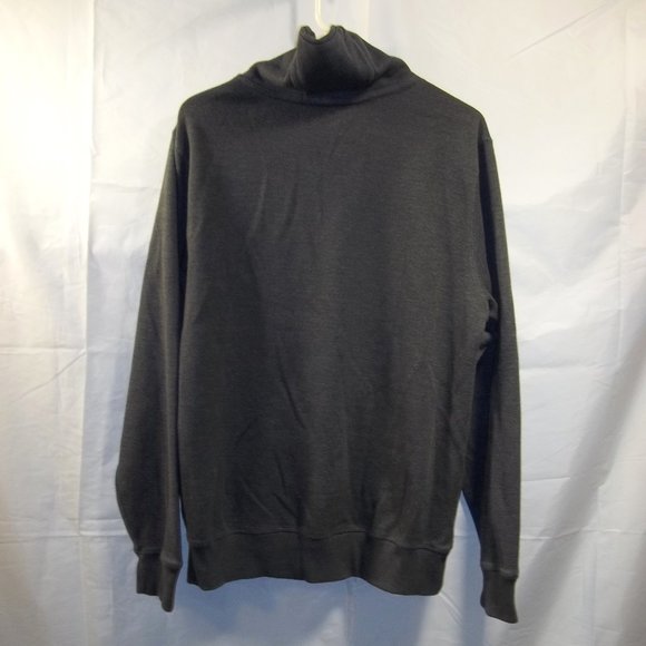 Old Navy Mens Shirt Size Large Long Sleeve Pouch Pocket Button Casual Gray - Picture 2 of 7